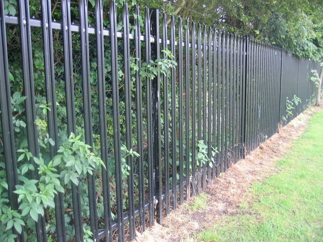 Galvanized Welded W Plate D Plate Metal Security Palisade Fence