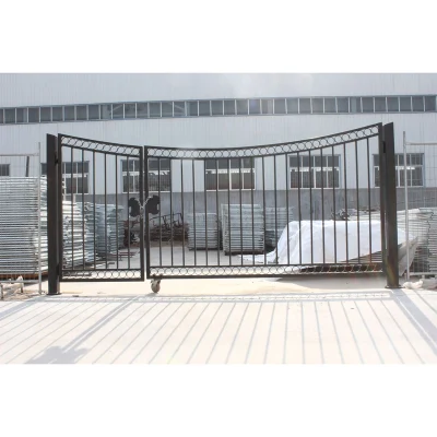OEM Factory Forged Iron Gate Wrought Driveway Iron Gate on Sale