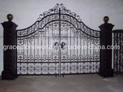 Wrought Iron Gate for Home Decoration