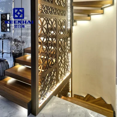 Fashionable Metal Screen Panel Indoor Staircase