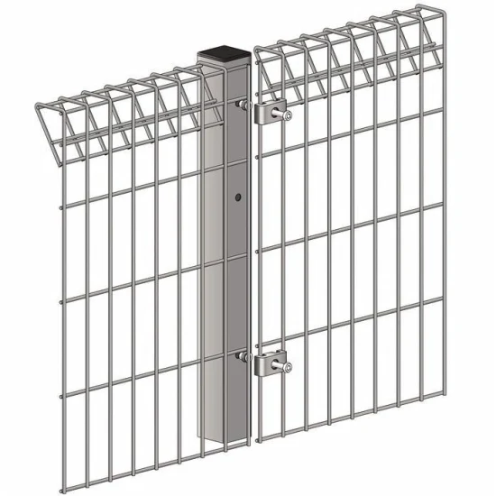 Industry High Security Brc Fence Welded Galvanized Steemesh Fence Panels Fencing Roll Top Fence Steel Fence Cattle Field Fence Wrought Iron Main Gate Design